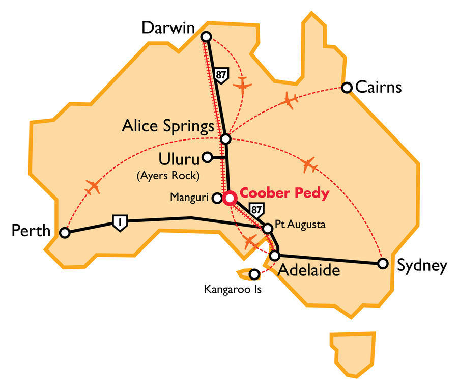 Opal Hotel, Motel, 3* Coober Pedy
